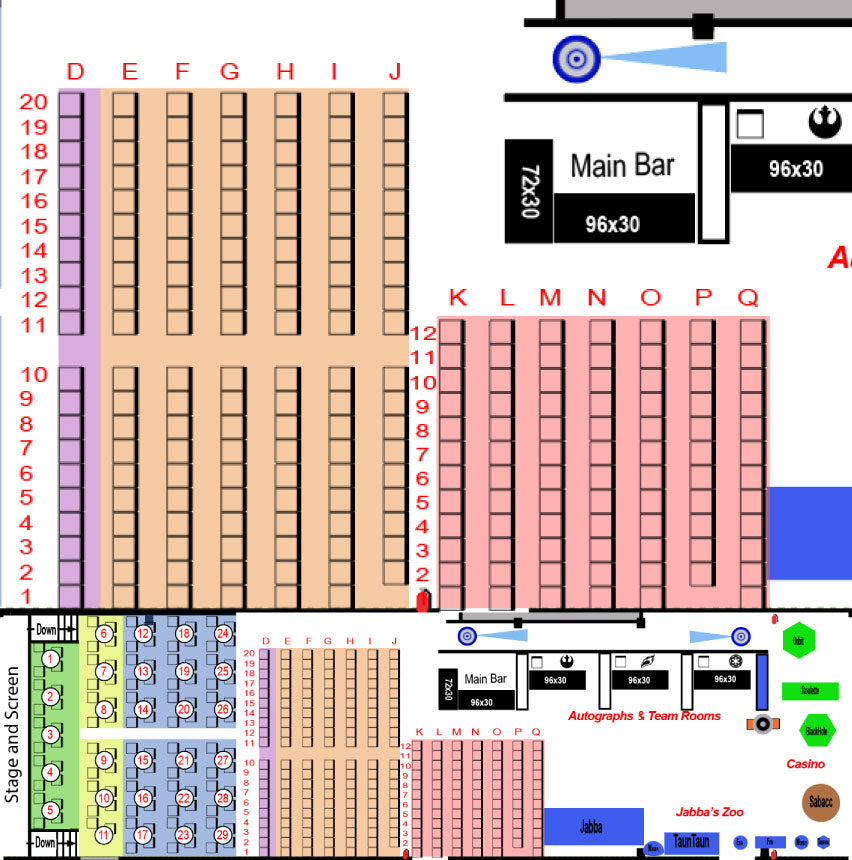 Sat - Theater Seat - Front Row (row D)